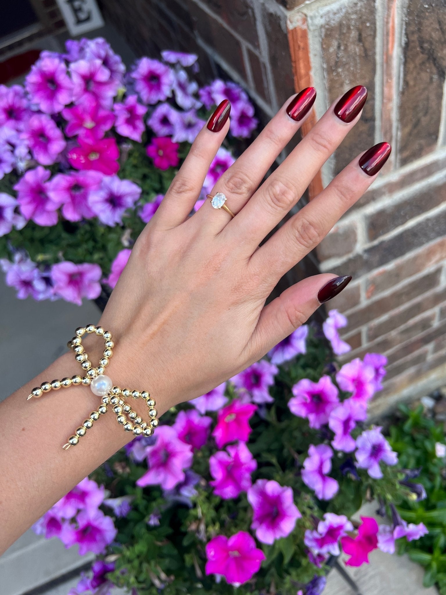 Gold Bow Bracelet - Dixie Rose