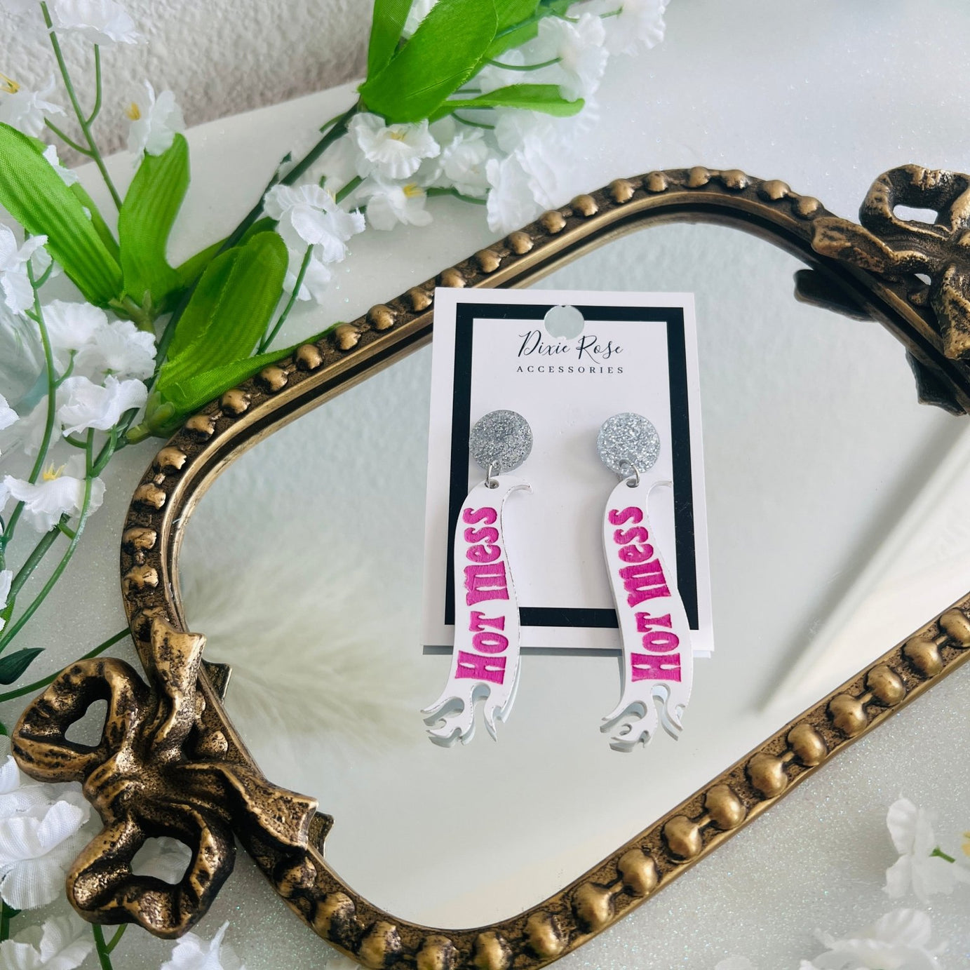 Hot Mess Flame Earrings - Dixie Rose