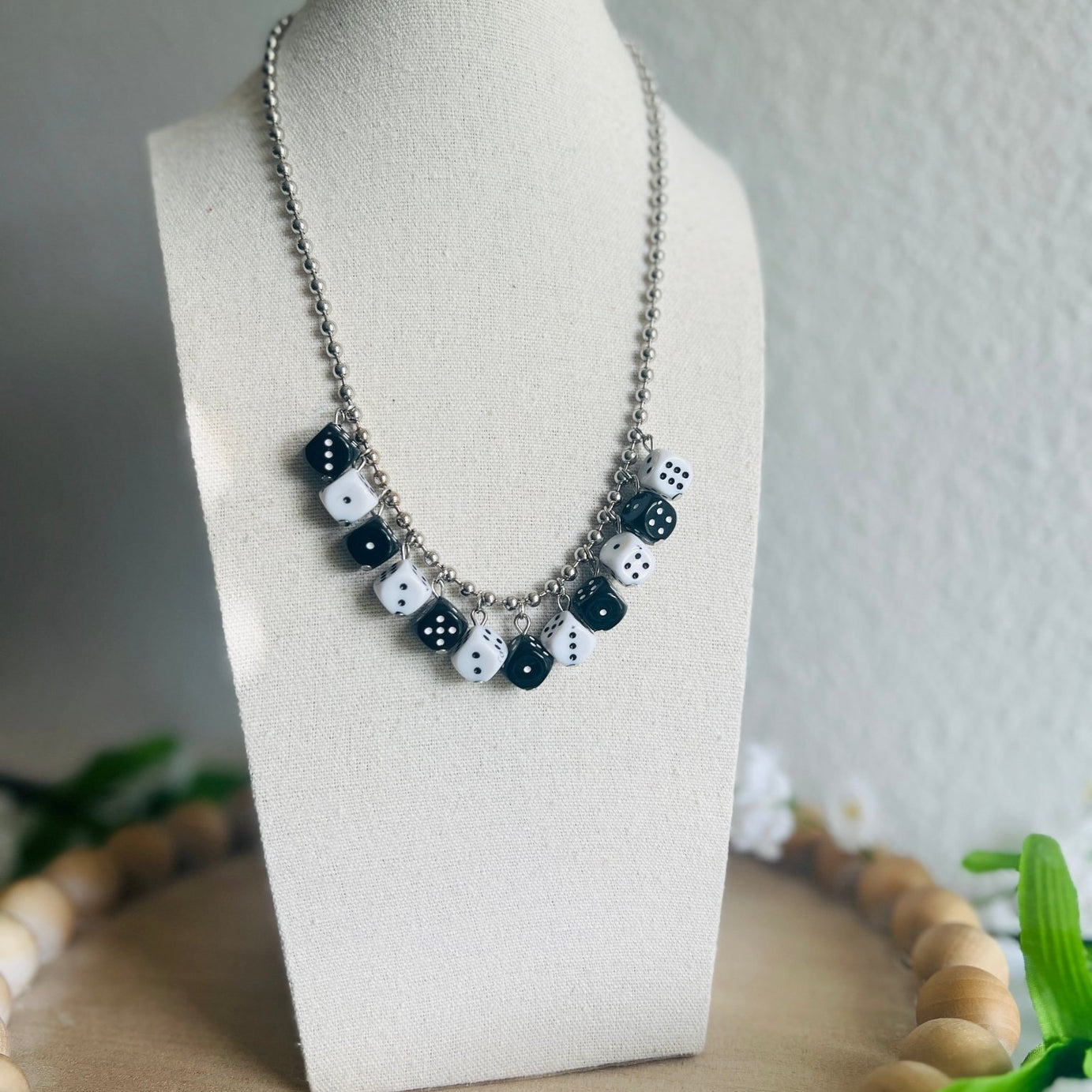 Lucky Girl Charm Ball Chain Necklace - Dixie Rose