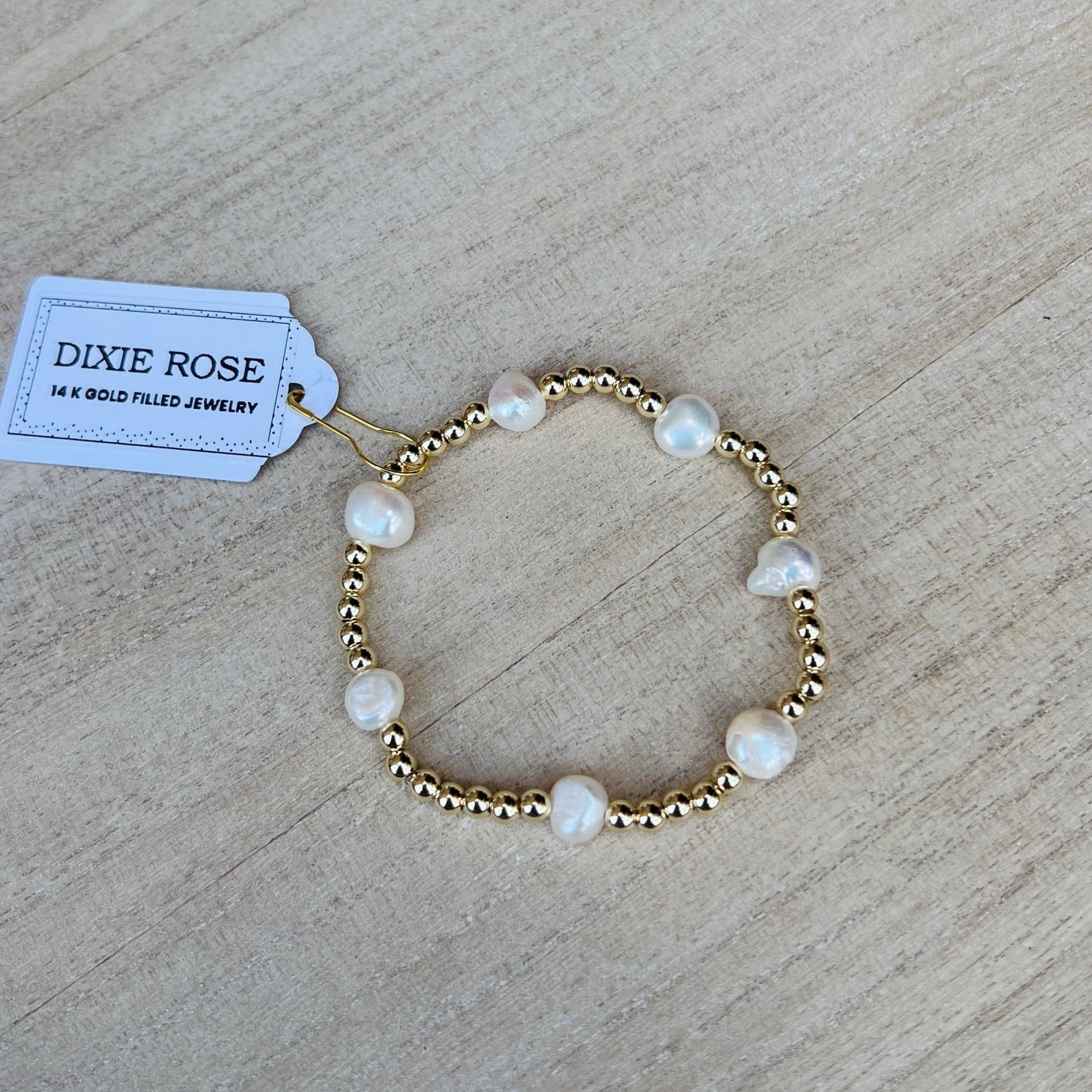 The Claire Pearl Bracelet - Dixie Rose