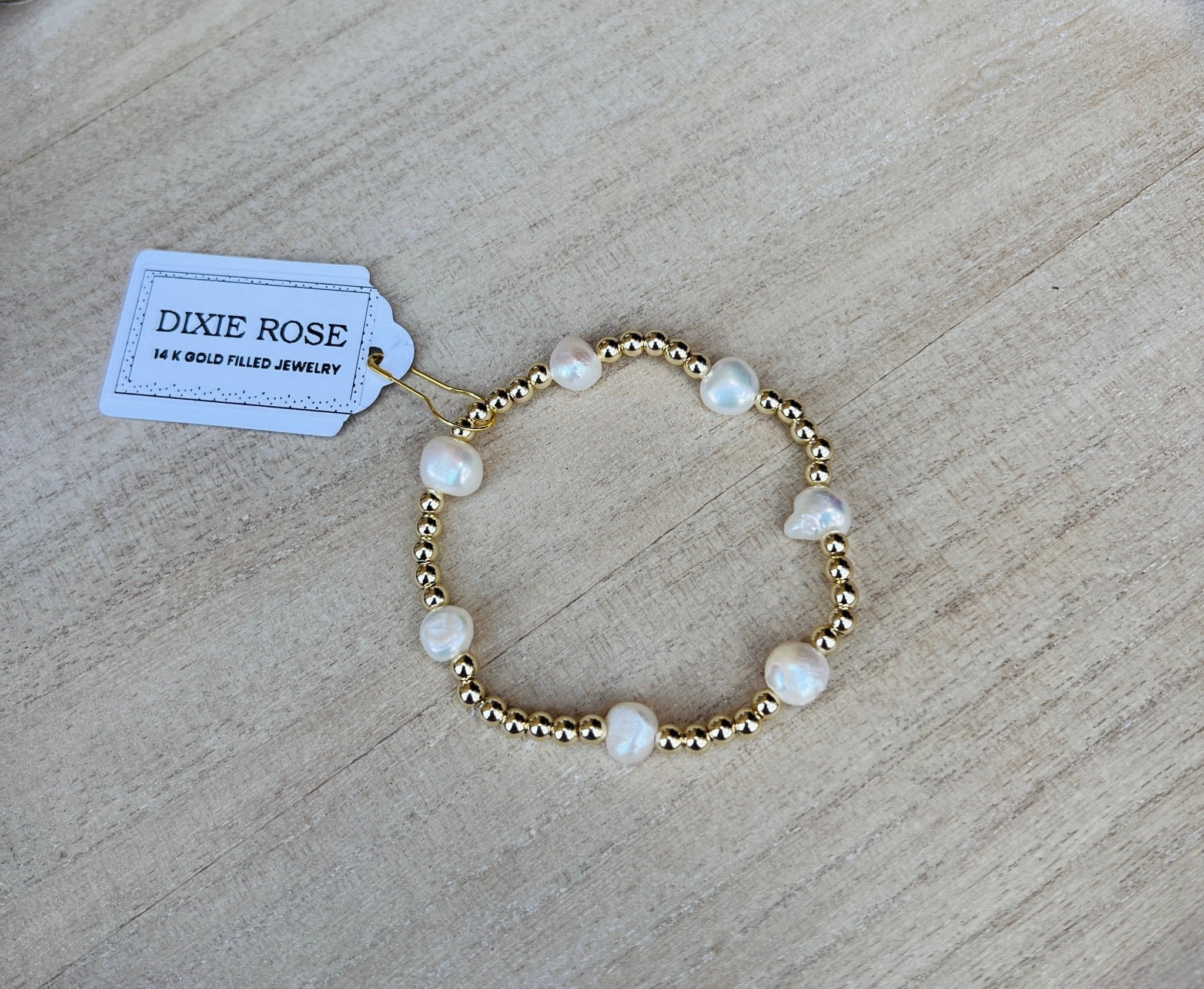 The Claire Pearl Bracelet - Dixie Rose
